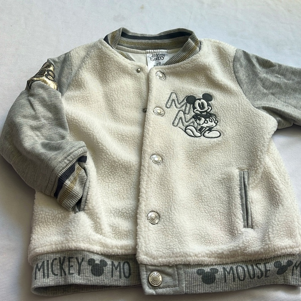 Mickey Mouse fleece bomber jacket